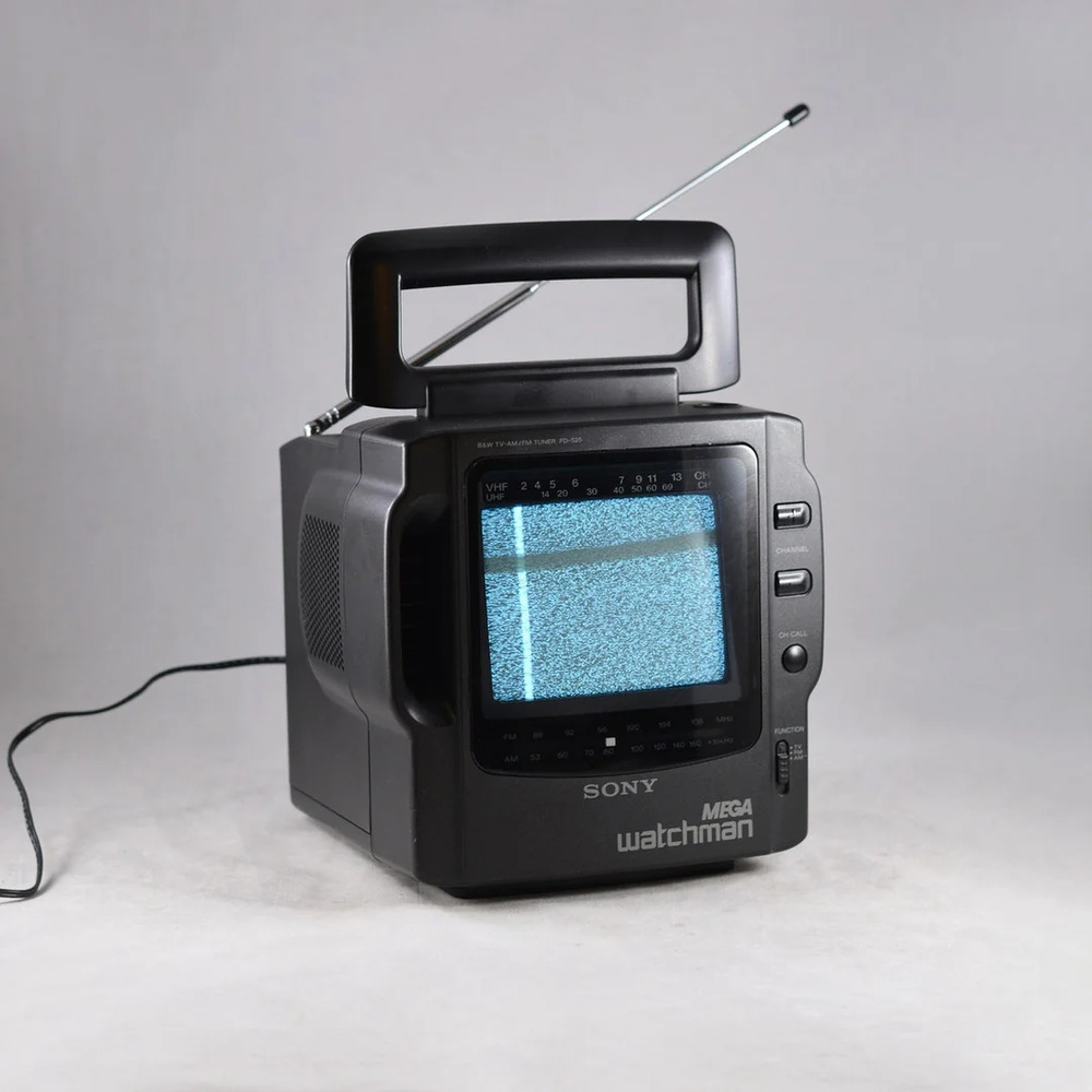 Sony Mega Watchman Fd-525 Portable Crt Tv
